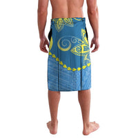 Personalised Palau Independence Day Lavalava Belau Coat Of Arms Polynesian Curve Style