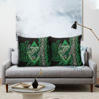 Aotearoa Iwi Ngai Tahu Pillow Cover NZ Maori Humpback Whale Taniko Motifs LT14 - Polynesian Pride