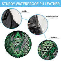 Aotearoa Iwi Ngai Tahu Spare Tire Cover NZ Maori Humpback Whale Taniko Motifs LT14 - Polynesian Pride