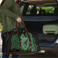 Aotearoa Iwi Ngati Pikiao Travel Bag NZ Maori Humpback Whale Taniko Motifs LT14 - Polynesian Pride