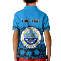 Personalised Yap Constitution Day Kid Polo Shirt FSM Seal Happy 24 December LT14 - Polynesian Pride