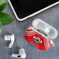 Samoa Rugby Custom AirPods Case Toa Samoa Pacific Sporty Red LT14 - Polynesian Pride