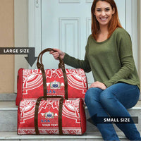 Samoa Rugby Custom Travel Bag Toa Samoa Pacific Sporty Red - Polynesian Pride