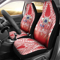 Toa Samoa Rugby Custom Car Seat Cover Samoa mo Samoa Polynesian Pacific Red - Polynesian Pride