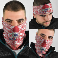 Toa Samoa Rugby Custom Neck Gaiter Samoa mo Samoa Polynesian Pacific Red - Polynesian Pride