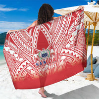 Toa Samoa Rugby Custom Sarong Samoa mo Samoa Polynesian Pacific Red - Polynesian Pride