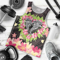Polynesia Valentine's Day Men Tank Top Hammerhead Shark Plumeria With Polynesian Pattern LT14 - Polynesian Pride
