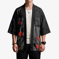 Personalised New Zealand ANZAC Day Kimono Lest We Forget Soldier Memorial LT15 - Polynesian Pride
