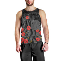 Personalised New Zealand ANZAC Day Men Tank Top Lest We Forget Soldier Memorial LT15 - Polynesian Pride