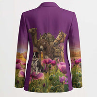 ANZAC Day Blazer Lest We Forget The Animals Of War LT15 - Polynesian Pride