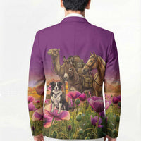 ANZAC Day Blazer Lest We Forget The Animals Of War LT15 - Polynesian Pride