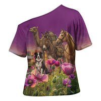 ANZAC Day Cross Shoulder Shirt Lest We Forget The Animals Of War LT15 - Polynesian Pride