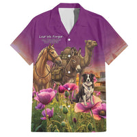 ANZAC Day Hawaiian Shirt Lest We Forget The Animals Of War