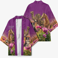 ANZAC Day Kimono Lest We Forget The Animals Of War