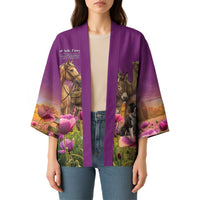 ANZAC Day Kimono Lest We Forget The Animals Of War