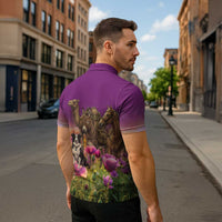 ANZAC Day Zipper Polo Shirt Lest We Forget The Animals Of War LT15 - Polynesian Pride