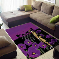 ANZAC Soldier and War Animals Area Rug We Will Remember Them LT15 - Polynesian Pride