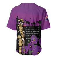 ANZAC Soldier and War Animals Baseball Jersey We Will Remember Them LT15 - Polynesian Pride