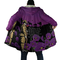 ANZAC Soldier and War Animals Cloak We Will Remember Them LT15 - Polynesian Pride