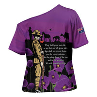 ANZAC Soldier and War Animals Cross Shoulder Shirt We Will Remember Them LT15 - Polynesian Pride