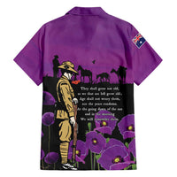ANZAC Soldier and War Animals Family Matching Off Shoulder Short Dress and Hawaiian Shirt We Will Remember Them