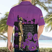 ANZAC Soldier and War Animals Hawaiian Shirt We Will Remember Them LT15 - Polynesian Pride