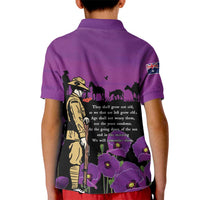 ANZAC Soldier and War Animals Kid Polo Shirt We Will Remember Them LT15 - Polynesian Pride