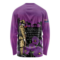 ANZAC Soldier and War Animals Long Sleeve Shirt We Will Remember Them LT15 - Polynesian Pride