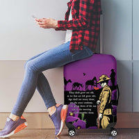 ANZAC Soldier and War Animals Luggage Cover We Will Remember Them LT15 - Polynesian Pride