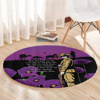 ANZAC Soldier and War Animals Round Carpet We Will Remember Them LT15 - Polynesian Pride