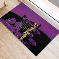 ANZAC Soldier and War Animals Rubber Doormat We Will Remember Them LT15 - Polynesian Pride