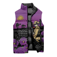 ANZAC Soldier and War Animals Sleeveless Puffer Jacket We Will Remember Them LT15 - Polynesian Pride