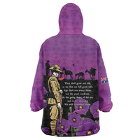 ANZAC Soldier and War Animals Wearable Blanket Hoodie We Will Remember Them LT15 - Polynesian Pride
