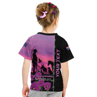 Personalised ANZAC War Animals Kid T Shirt Lest We Forget Memorial LT15 - Polynesian Pride