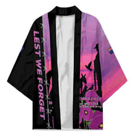 Personalised ANZAC War Animals Kimono Lest We Forget Memorial