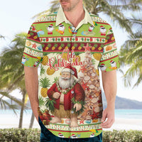 Hawaiian Santa Aloha Pineapple Christmas Hawaiian Shirt Mele Kalikimaka LT15 - Polynesian Pride