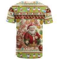 Hawaiian Santa Aloha Pineapple Christmas T Shirt Mele Kalikimaka LT15 - Polynesian Pride