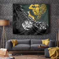 New Zealand and South Africa Rugby Tapestry Maori Kiwi With Springboks