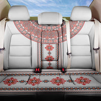 Bulgarian Embroidery Style Seamless Pattern Back Car Seat Cover