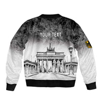Personalized Germany Berlin Wall Sleeve Zip Bomber Jacket Tag der Deutschen Einheit
