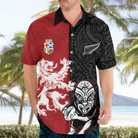 Custom British Lions New Zealand Hawaiian Shirt Unique Style LT18 - Polynesian Pride