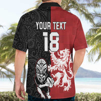 Custom British Lions New Zealand Hawaiian Shirt Unique Style LT18 - Polynesian Pride