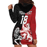 Custom British Lions New Zealand Hoodie Dress Unique Style - Polynesian Pride
