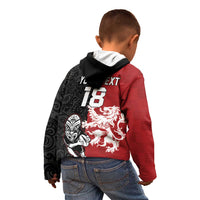 Custom British Lions New Zealand Kid Hoodie Unique Style - Polynesian Pride