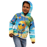 Funny Hawaii Mango Kid Hoodie Tropical Summer Beach Mascot Vacation