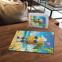 Funny Hawaii Mango Puzzle Tropical Summer Beach Mascot Vacation LT19 - Polynesian Pride