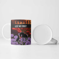 Personalised ANZAC Day Ceramic Mug Remembering the Animals of War LT19 - Polynesian Pride