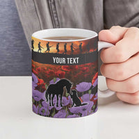 Personalised ANZAC Day Ceramic Mug Remembering the Animals of War LT19 - Polynesian Pride