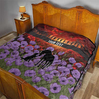 Personalised ANZAC Day Quilt Remembering the Animals of War LT19 - Polynesian Pride