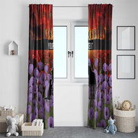Personalised ANZAC Day Window Curtain Remembering the Animals of War LT19 - Polynesian Pride